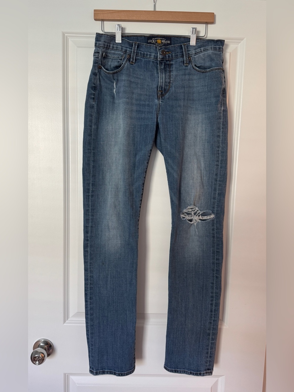 Lucky Brand Blue Distressed Jeans